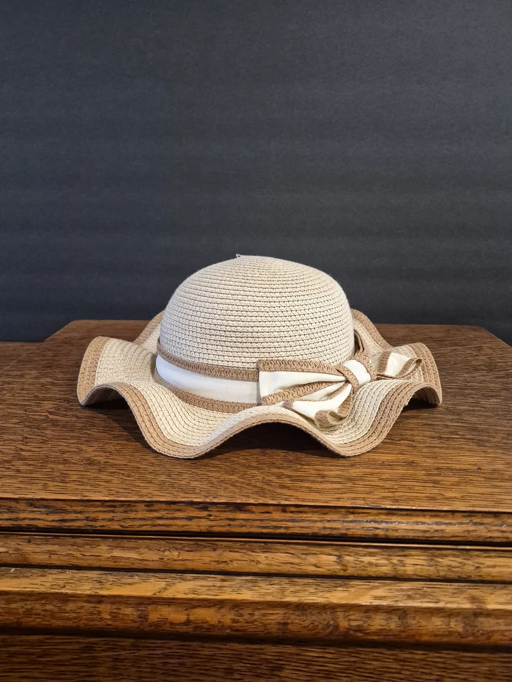 HNM kids Woven Straw Sun Hat